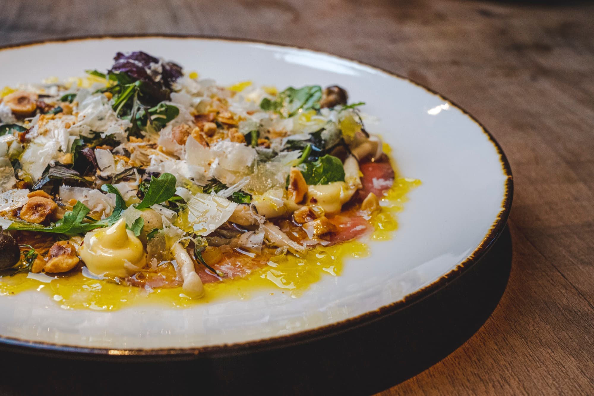 A pasta dish at Notte Ristorante